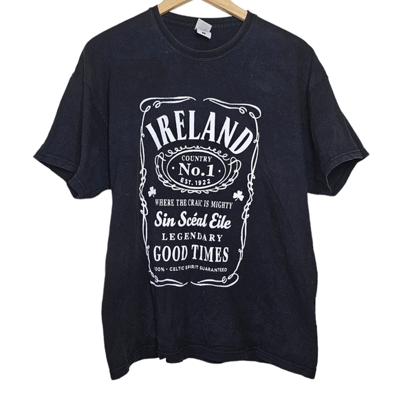Ireland Fruit of the Loom Jack Daniel's Style Graphic Tee Size XL - Picture 1 of 8